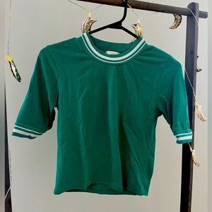 Forever 21 green crop top